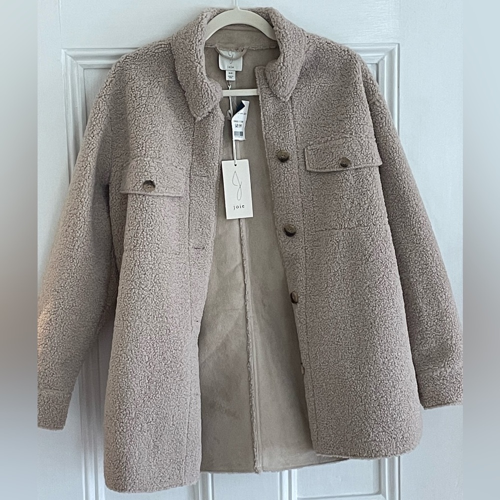 NWT Women’s Joie Teddy Coat, Size Small
